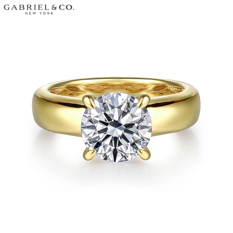 2.00ctr-4.00ctr Round Cut Lab Grown Diamond Ring