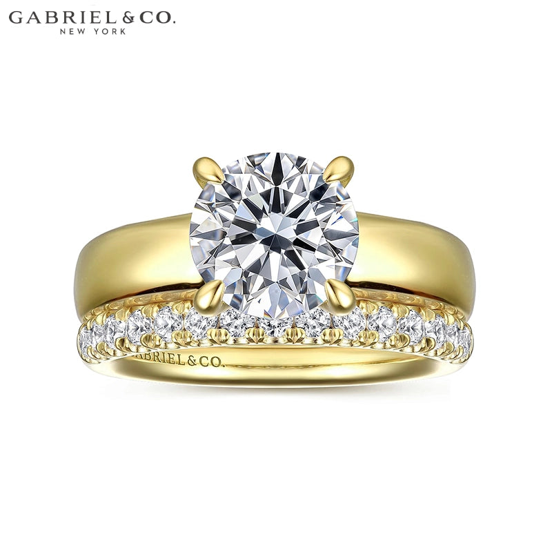 2.00ctr-4.00ctr Round Cut Lab Grown Diamond Ring