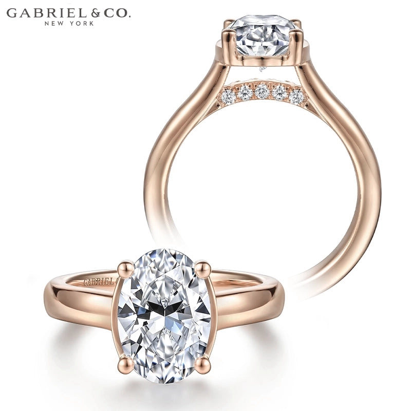 1.50ctr-3.00ctr Oval Cut Lab Grown Diamond Ring Tailor Made