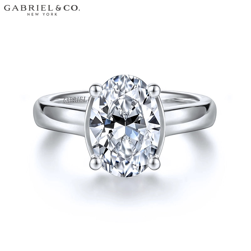 1.25ctr-2.00ctr Oval Cut Natural Diamond Ring Tailor Made