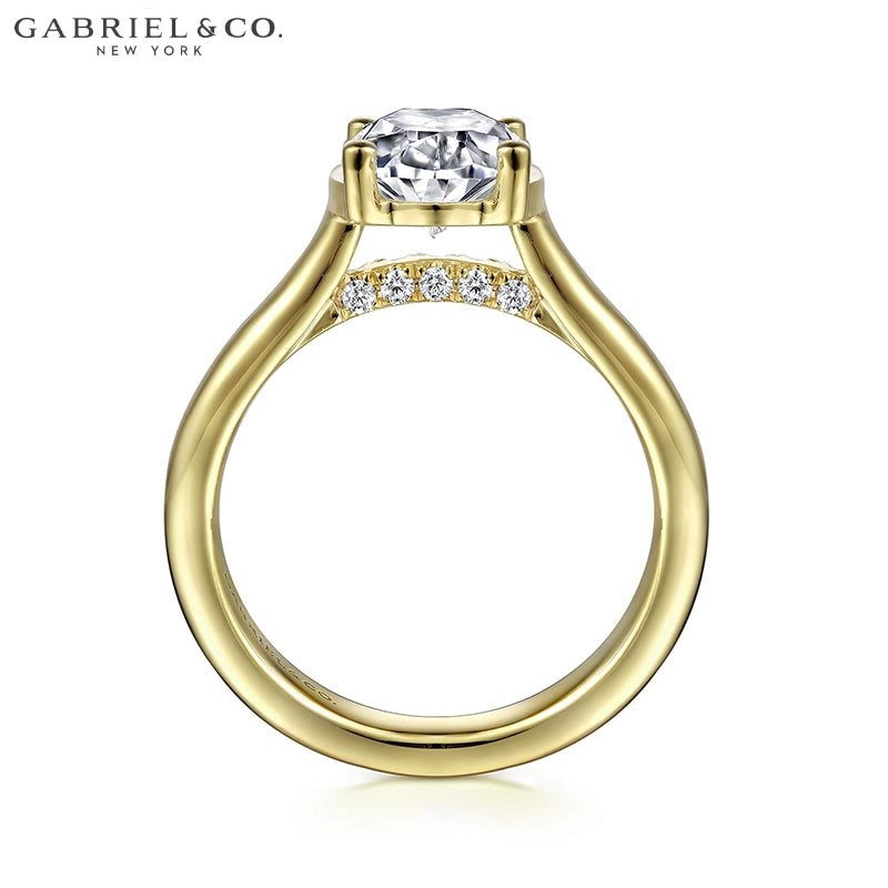 1.50ctr-3.00ctr Oval Cut Lab Grown Diamond Ring Tailor Made