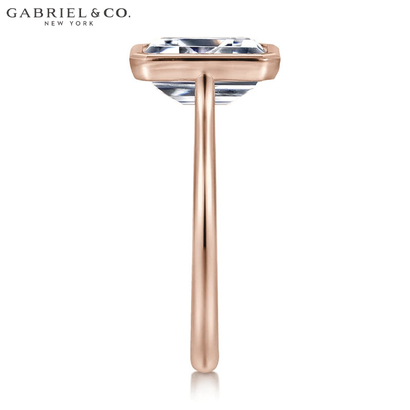 1.25ctr-2.50ctr Emerald Cut Lab Grown Diamond Ring Tailor Made