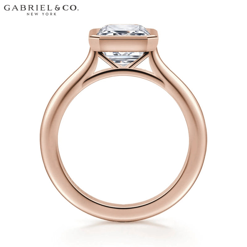 1.25ctr-2.50ctr Emerald Cut Lab Grown Diamond Ring Tailor Made
