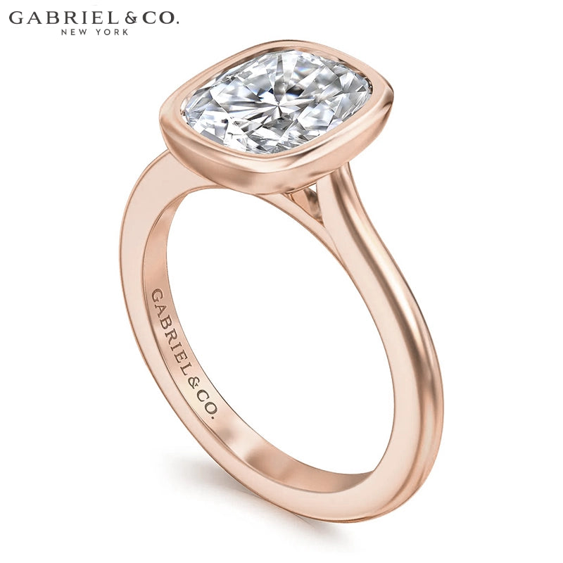 1.25ctr-2.50ctr Elongated Cushion Cut Lab Grown Diamond Ring Tailor Made