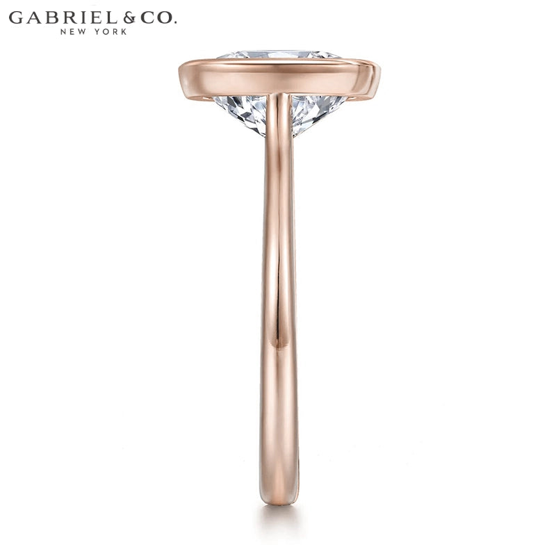 1.25ctr-2.50ctr Elongated Cushion Cut Lab Grown Diamond Ring Tailor Made