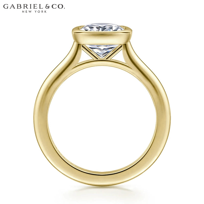 1.25ctr-2.50ctr Elongated Cushion Cut Lab Grown Diamond Ring Tailor Made
