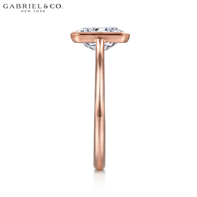 1.25ctr-2.50ctr Radiant Cut Lab Grown Diamond Ring Tailor Made