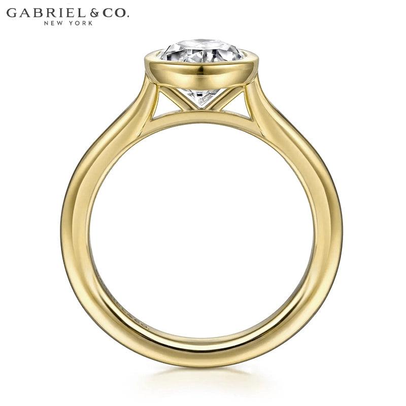 1.00ctr-2.00ctr Oval Cut Natural Diamond Ring Tailor Made