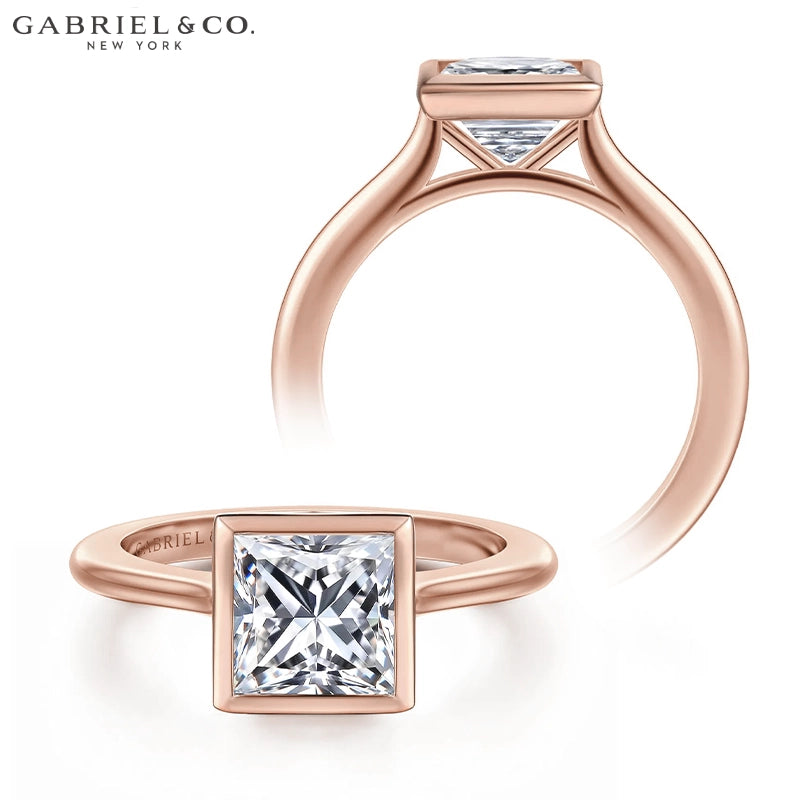 1.25ctr-2.50ctr Princess Cut Lab Grown Diamond Ring Tailor Made