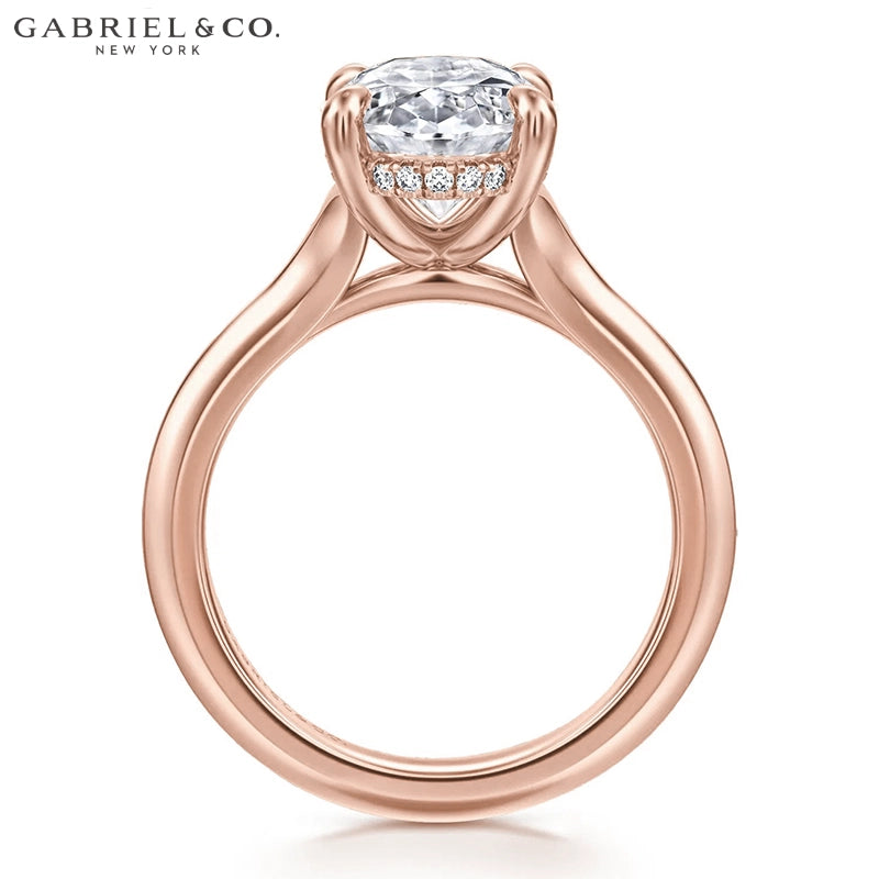 3.00ctr-5.00ctr Oval Cut Lab Grown Diamond Ring