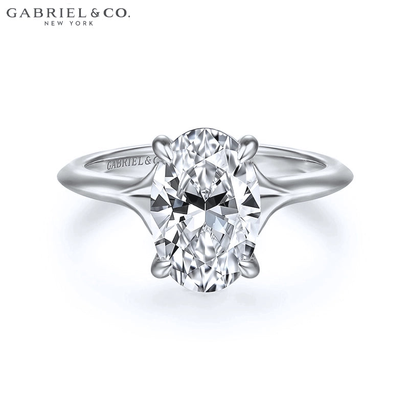 1.25ctr-2.50ctr Oval Cut Lab Grown Diamond Ring Tailor Made