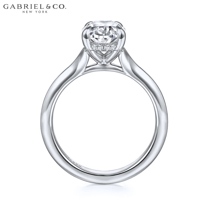 1.25ctr-2.50ctr Oval Cut Lab Grown Diamond Ring Tailor Made