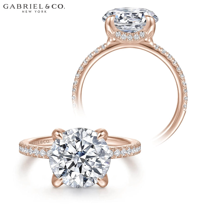 2.00ctr-4.00ctr Round Cut Lab Grown Diamond Ring Tailor Made