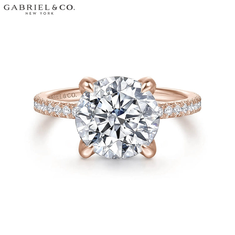 2.00ctr-4.00ctr Round Cut Lab Grown Diamond Ring Tailor Made