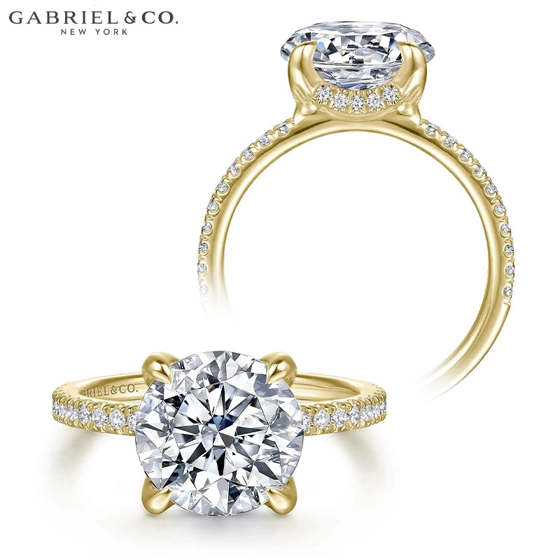 2.00ctr-4.00ctr Round Cut Lab Grown Diamond Ring Tailor Made