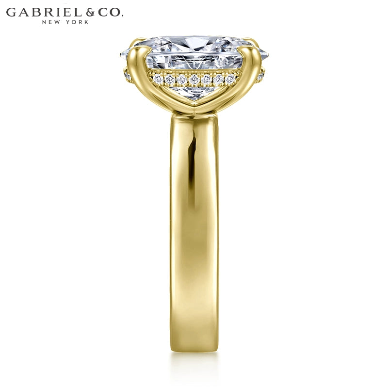 4.12ctw Oval Cut Lab Grown Diamond Ring