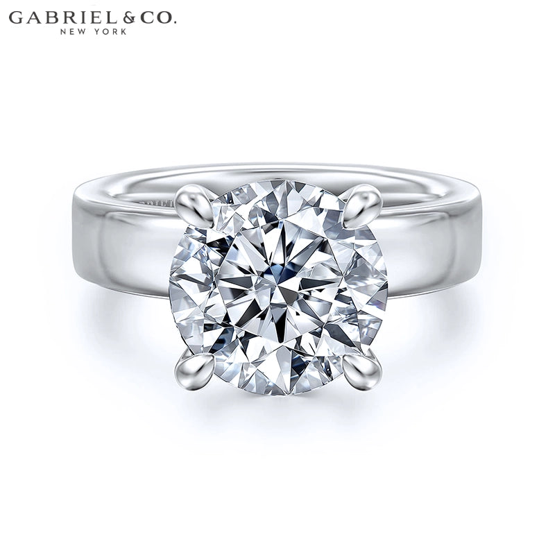 2.50ctr-5.00ctr Round Cut Lab Grown Diamond Ring