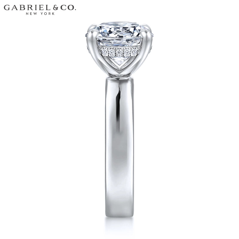 2.50ctr-5.00ctr Round Cut Lab Grown Diamond Ring