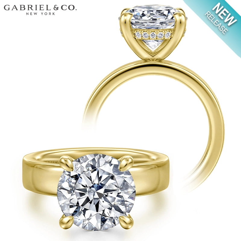4.09ctw Round Cut Lab Grown Diamond Ring