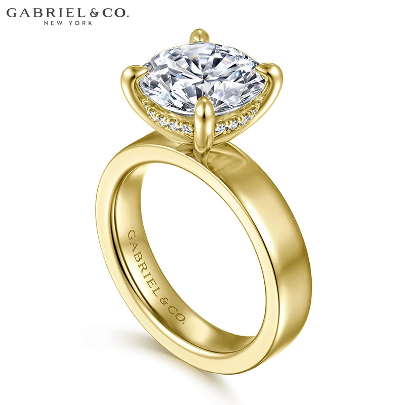 2.50ctr-5.00ctr Round Cut Lab Grown Diamond Ring