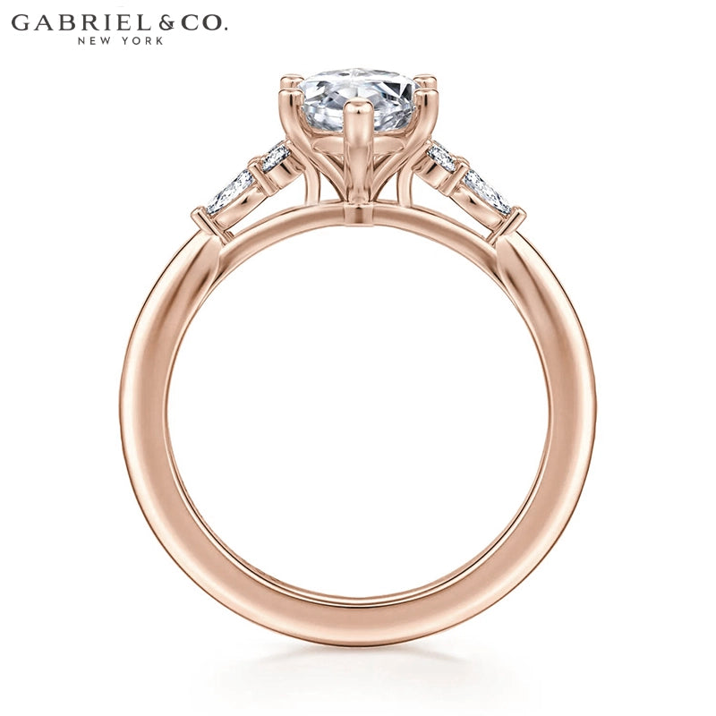 1.25ctr-2.50ctr Marquise Cut Lab Grown Diamond Ring Tailor Made