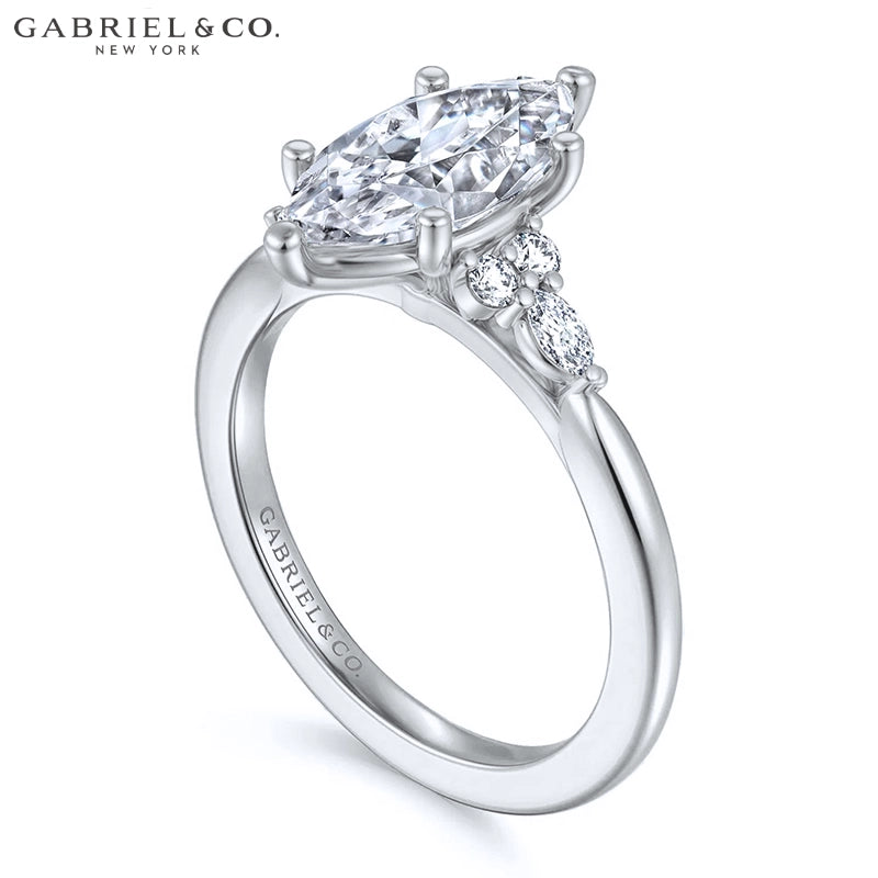 1.00ctr-2.00ctr Marquise Cut Natural Diamond Ring Tailor Made