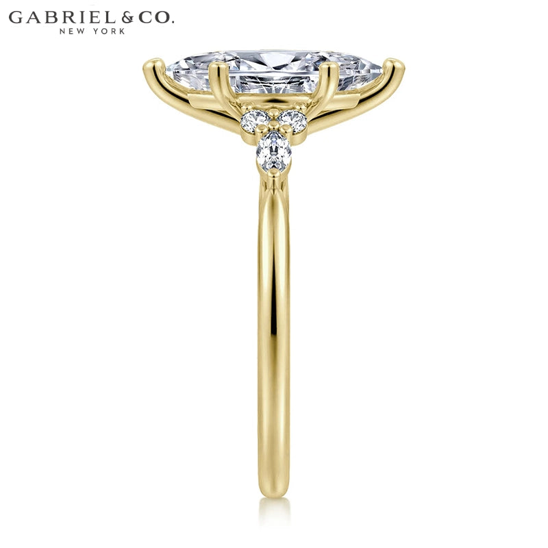 1.00ctr-2.00ctr Marquise Cut Natural Diamond Ring Tailor Made