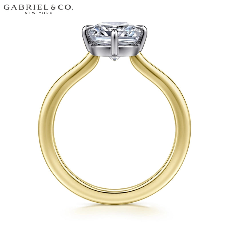 1.00ctr-2.00ctr Elongated Cushion Cut Natural Diamond Ring