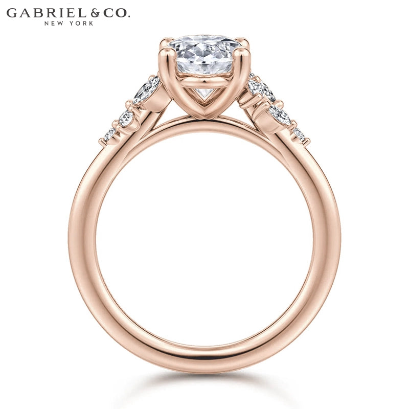 1.25ctr-2.50ctr Oval Cut Lab Grown Diamond Ring Tailor Made
