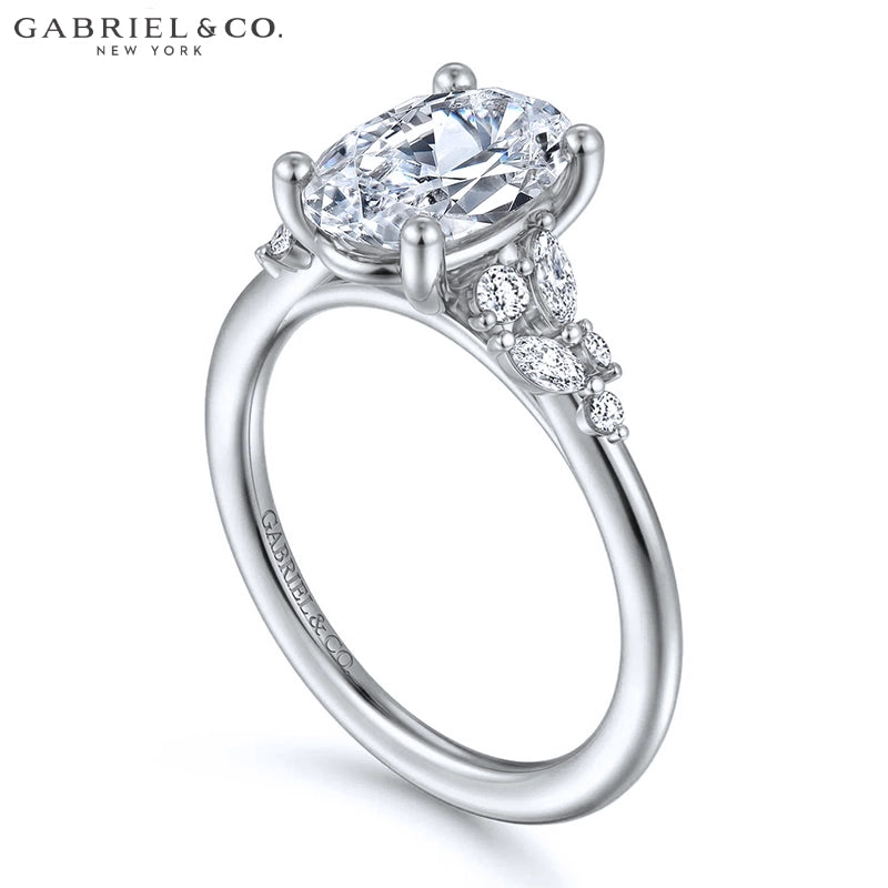 1.25ctr-2.50ctr Oval Cut Natural Diamond Ring Tailor Made