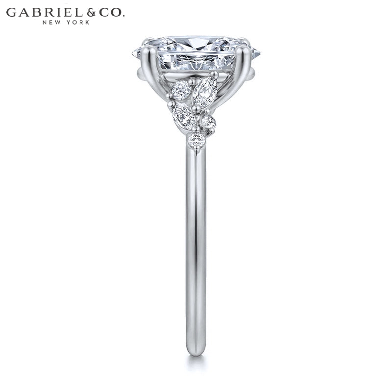 1.25ctr-2.50ctr Oval Cut Natural Diamond Ring Tailor Made