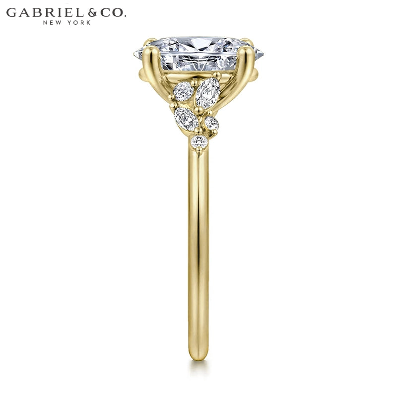 1.25ctr-2.50ctr Oval Cut Lab Grown Diamond Ring Tailor Made