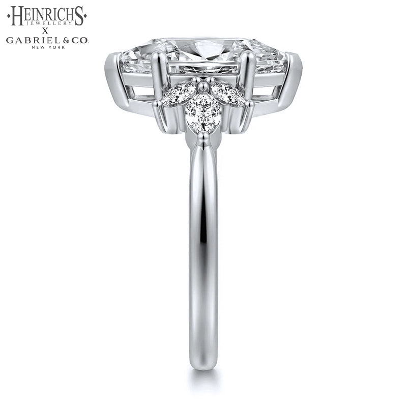 1.25ctr-2.50ctr Marquise Cut Lab Grown Diamond Ring Tailor Made