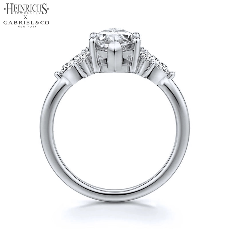 1.25ctr-2.50ctr Marquise Cut Lab Grown Diamond Ring Tailor Made