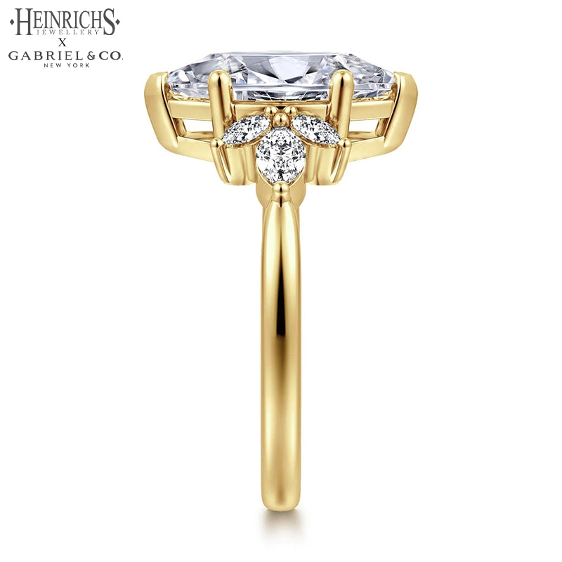 1.25ctr-2.50ctr Marquise Cut Lab Grown Diamond Ring Tailor Made