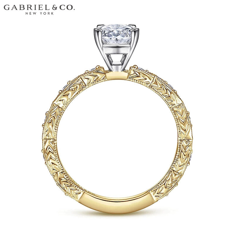 1.19ctw Oval Cut Lab Grown Diamond Ring