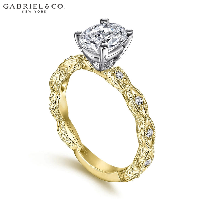 1.00ctr-2.00ctr Oval Cut Natural Diamond Ring Tailor Made