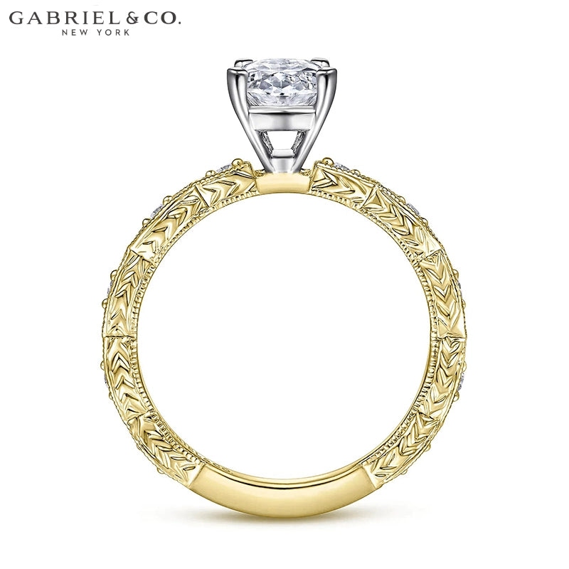 1.25ctr-2.50ctr Oval Cut Lab Grown Diamond Ring Tailor Made
