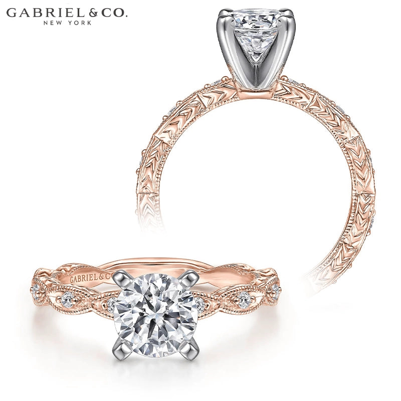 1.25ctr-2.50ctr Round Cut Lab Grown Diamond Ring Tailor Made