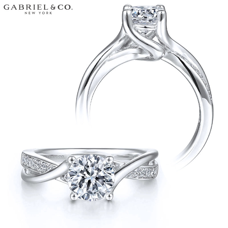 1.25ctr-2.50ctr Round Cut Lab Grown Diamond Ring Tailor Made
