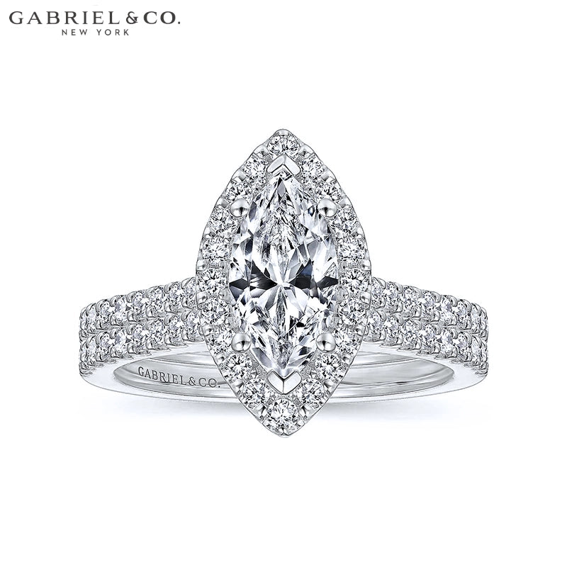 1.42ctw Marquise Cut Lab Grown Diamond Ring