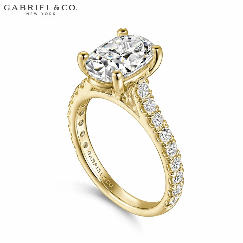 1.00ctr-2.00ctr Oval Cut Natural Diamond Ring Tailor Made