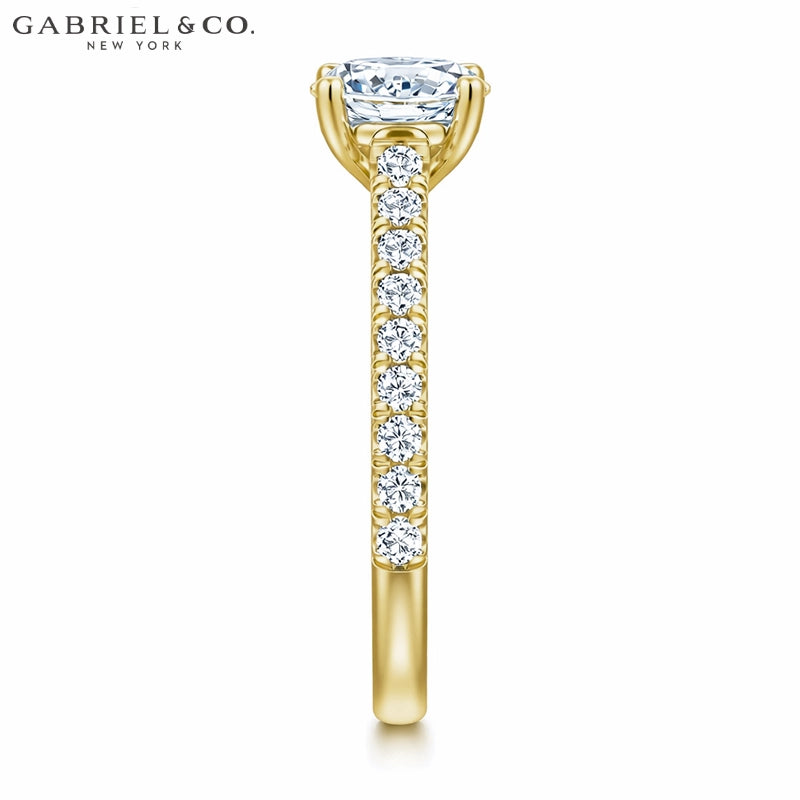 1.00ctr-2.00ctr Round Cut Natural Diamond Ring