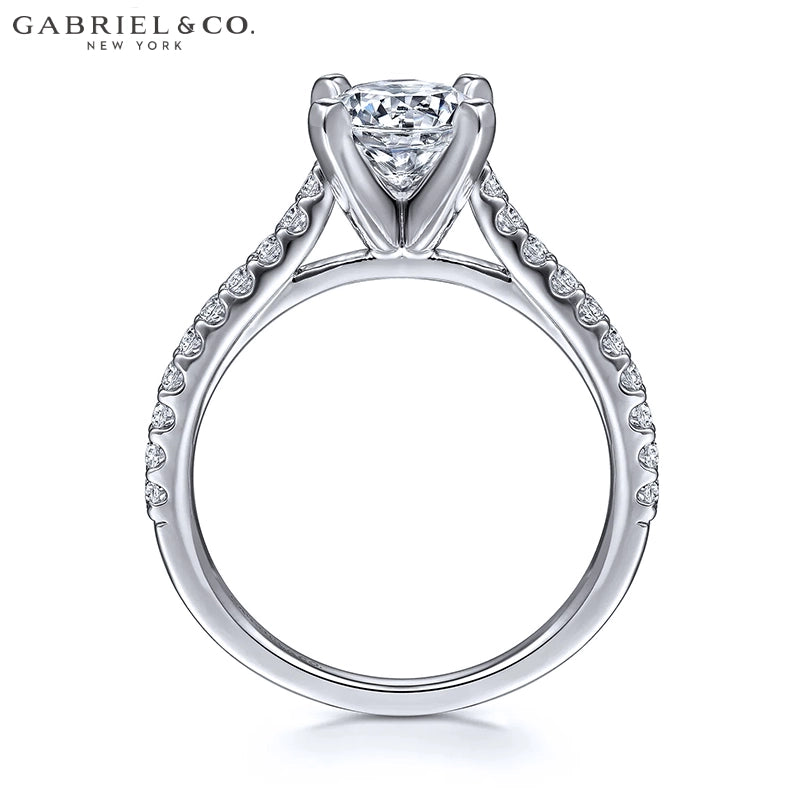 1.35ctw Round Cut Lab Grown Diamond Ring