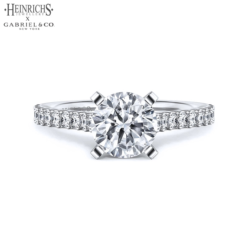 1.25ctr-2.50ctr Round Cut Lab Grown Diamond Ring Tailor Made