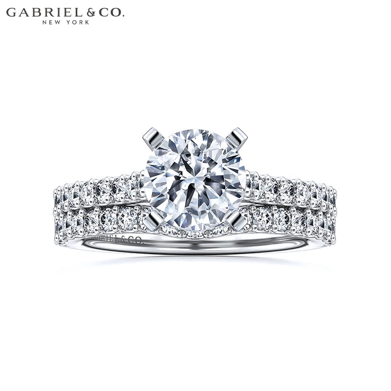 1.00ctr-2.00ctr Round Cut Natural Diamond Ring Tailor Made