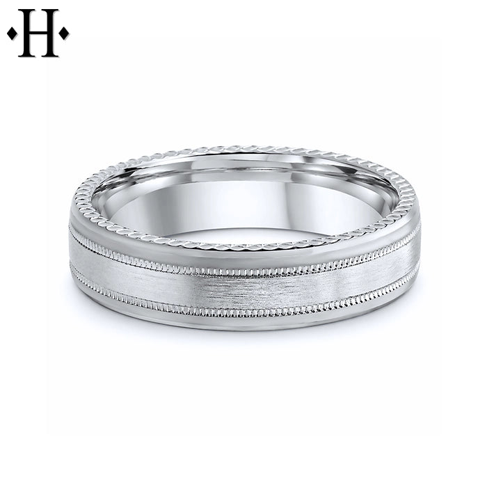 Classic Carved Ring 6mm