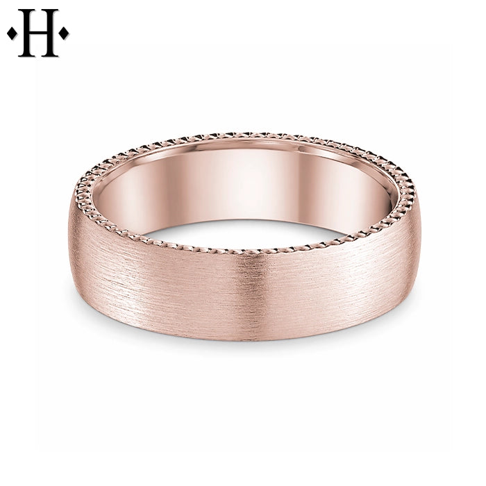 Classic Carved Ring 6mm