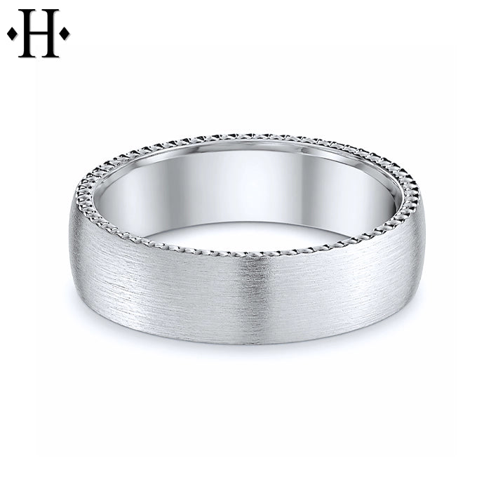 Classic Carved Ring 6mm