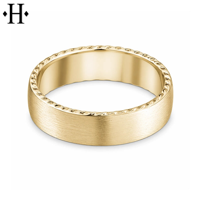 Classic Carved Ring 6mm